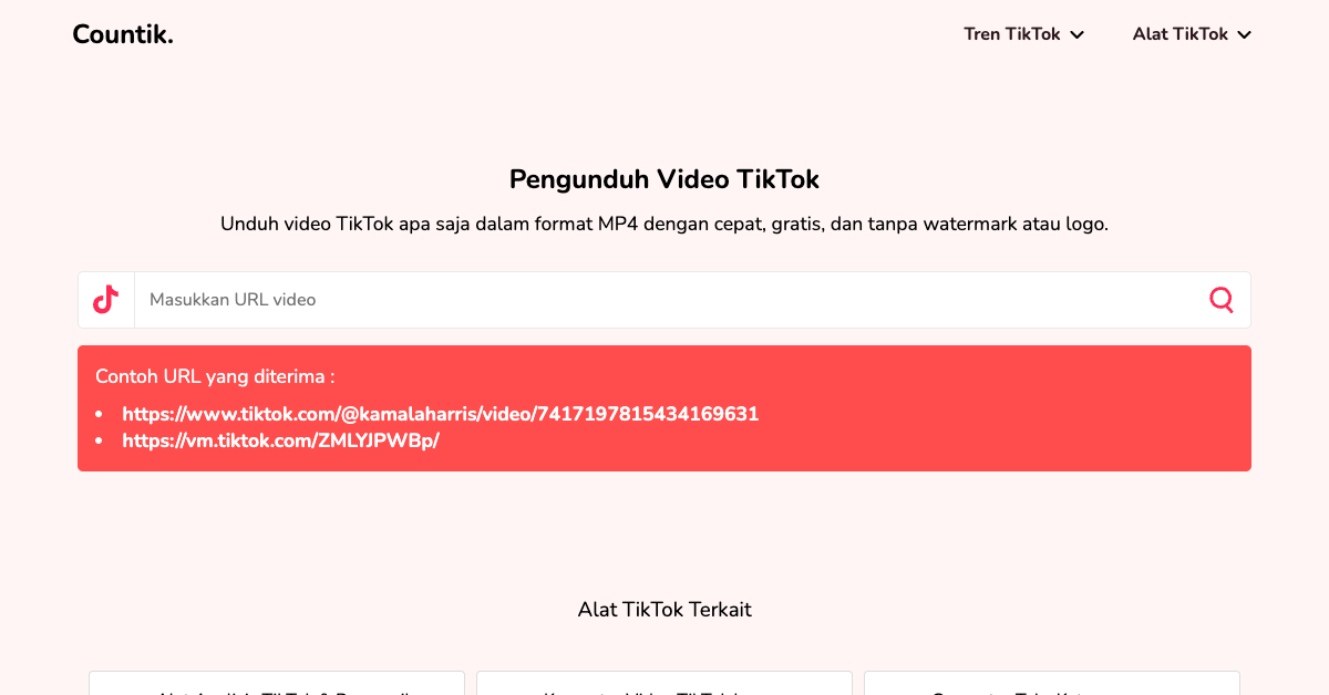 Unduh dan Simpan Video TikTok Gratis dalam HD Tanpa Watermark